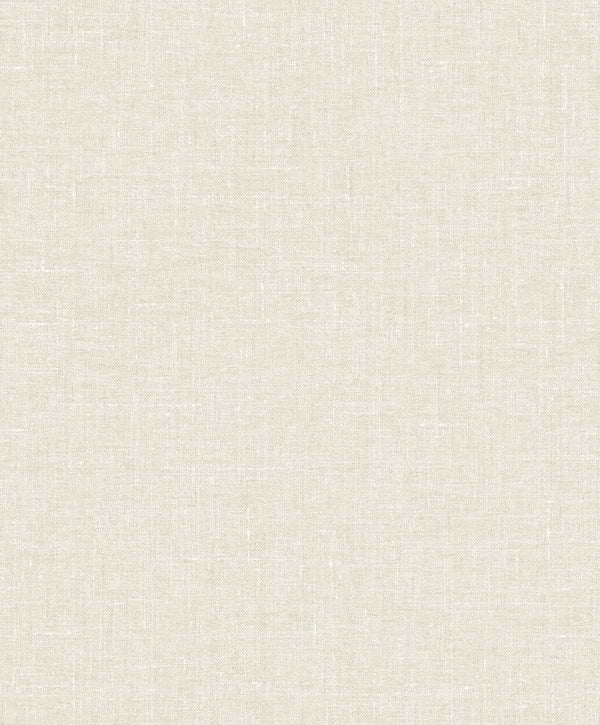 Seabrook Abington Faux Linen Tan Wallpaper