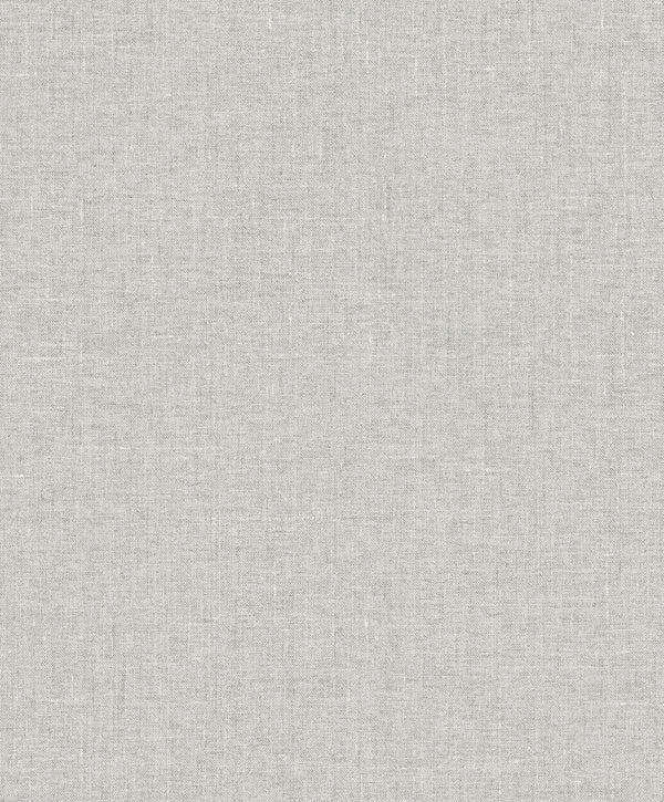 Seabrook Abington Faux Linen Uniform Grey Wallpaper