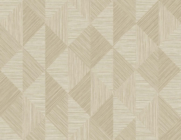 Seabrook Diamond Inlay Sandy Wallpaper