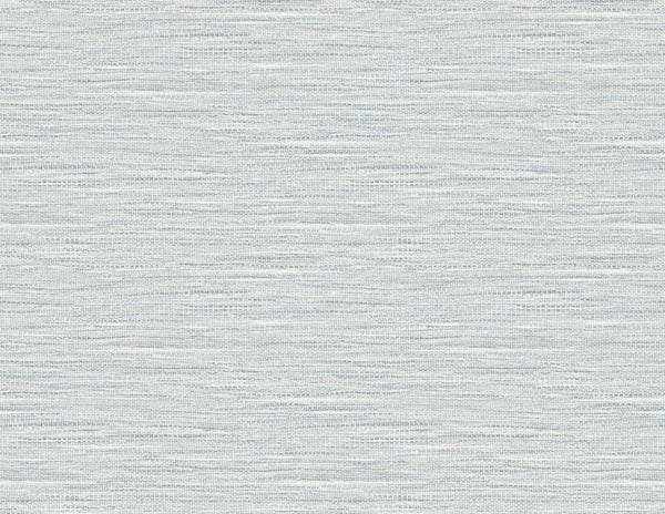 Seabrook Braided Faux Jute Cornflower Blue Wallpaper