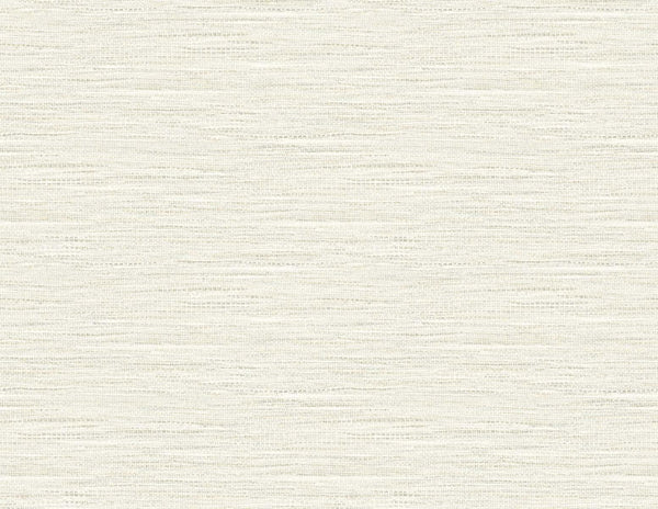 Seabrook Braided Faux Jute Pure White Wallpaper
