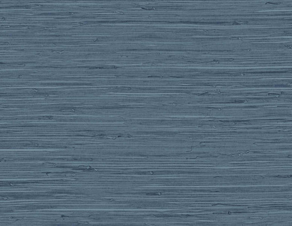Seabrook Marion Faux Arrowroot Midnight Denim Wallpaper