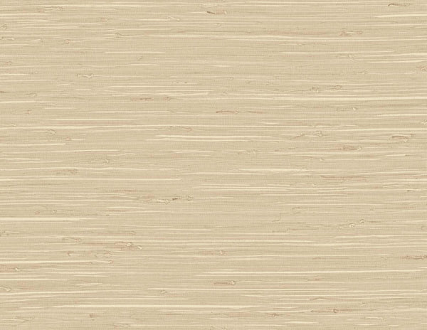 Seabrook Marion Faux Arrowroot Light Pine Wallpaper