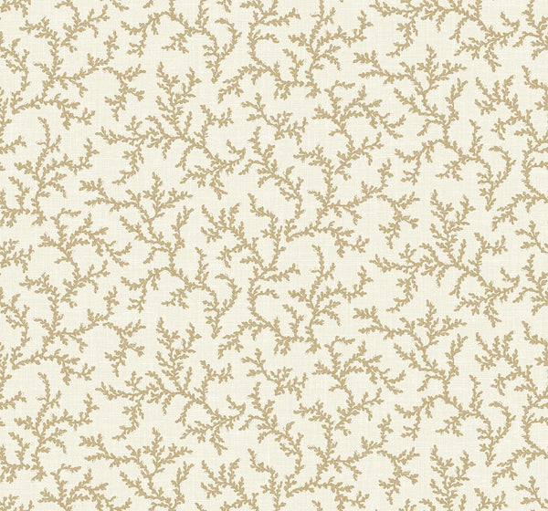 Seabrook Corail Driftwood Wallpaper