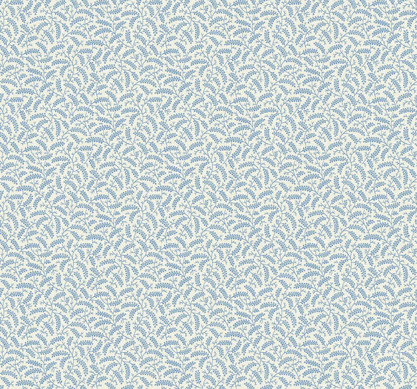 Seabrook Cossette Bleu Bisque Wallpaper