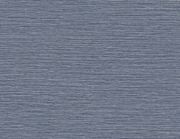 Seabrook Tiger Island Faux Sisal Denim Blue Wallpaper