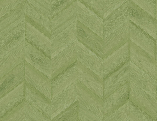 Seabrook Keone Bay Chevron Summer Fern Wallpaper