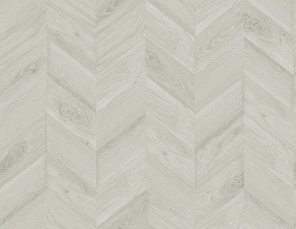 Seabrook Keone Bay Chevron Birch Wallpaper
