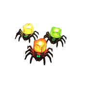 Halloween Pumpkin Spider Candle Light Props – Scary Party Decor glodeco