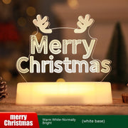 Christmas 3D LED Night Light Acrylic Lamp – Kids Gift Decor. glodeco