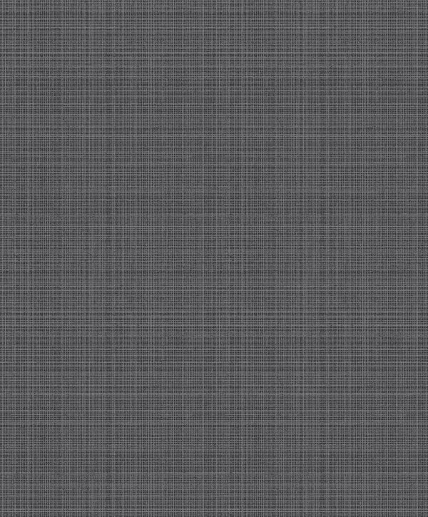 Seabrook Crosshatch Linen Metallic Coal Wallpaper