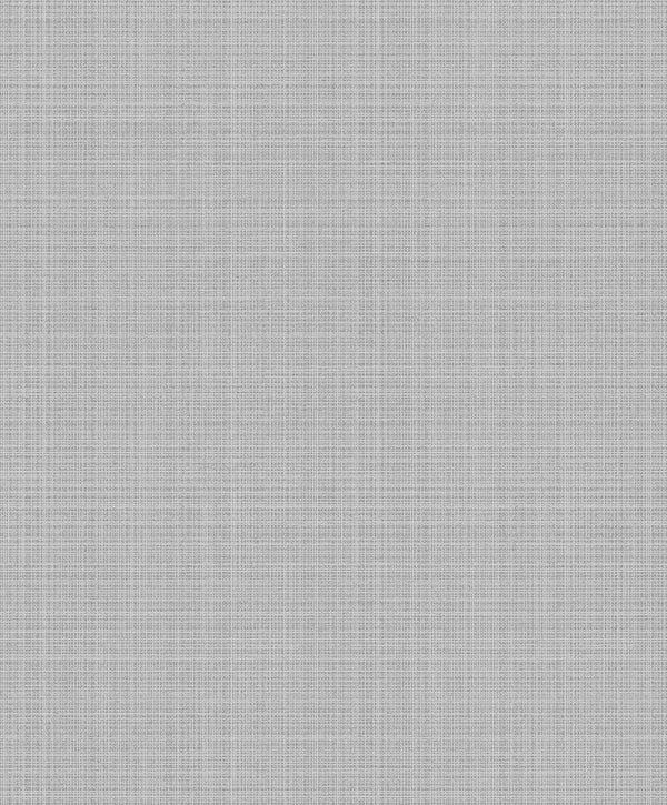 Seabrook Crosshatch Linen Metallic Silver Wallpaper