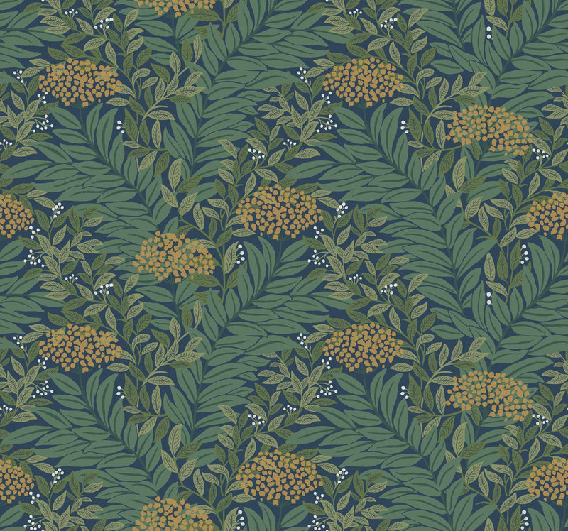 Rifle Paper Co. Highgrove Blue Wallpaper