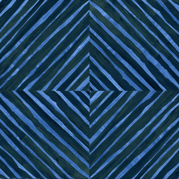 Seabrook Harmony Cobalt Glaze Wallpaper