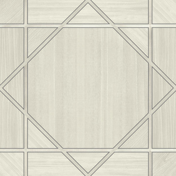 Seabrook Tessa Limestone Wallpaper