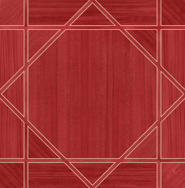 Seabrook Tessa Ruby Wallpaper