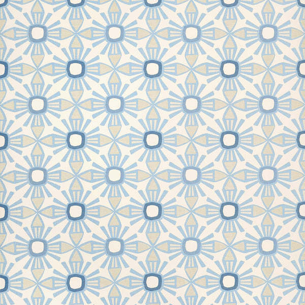 Thibaut Kona Blue And Beige Wallpaper - T15830