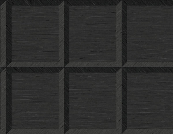 Seabrook Oulu Onyx Wallpaper