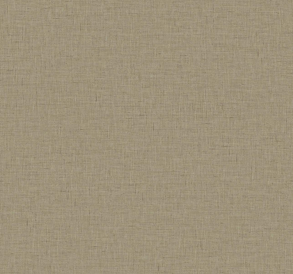 Seabrook Stretford Linen Buttercream Wallpaper