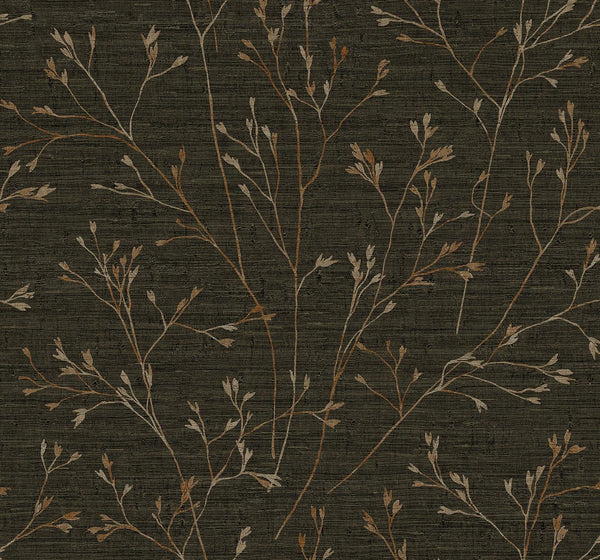 Seabrook Withington Branch Coffee Wallpaper