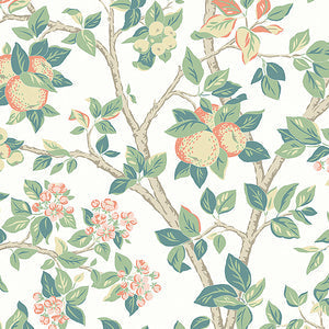 Schumacher - Ingrid Marie - Ivory - 7650 - Wallpaper