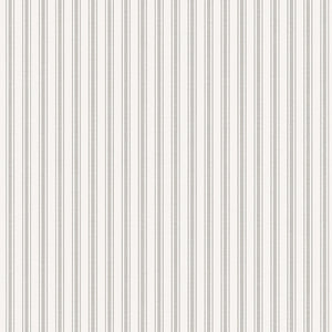 Schumacher - Aspo Stripe - Stone - 8872 - Wallpaper