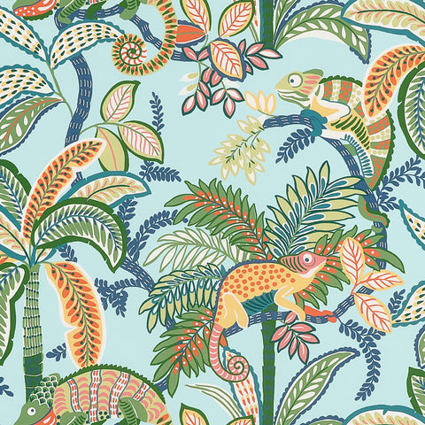 Iggy Poolside Fabric - F81673 - Thibaut Fabric