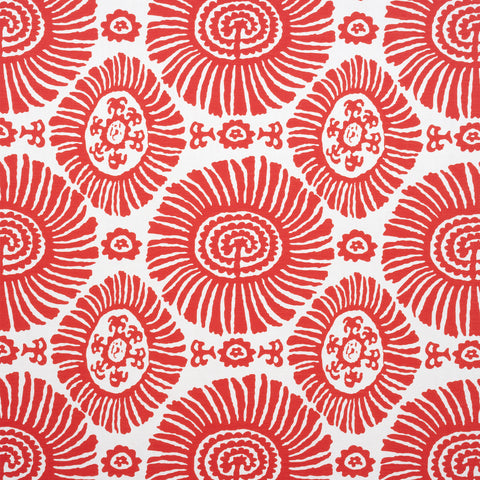 Solis Coral Fabric - F910080 - Thibaut Fabric