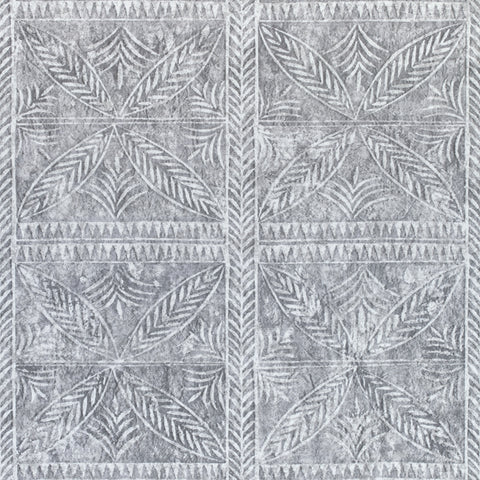 Timbuktu Grey Fabric - F910255 - Thibaut Fabric