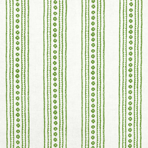 New Haven Stripe Green Fabric - F910607 - Thibaut Fabric