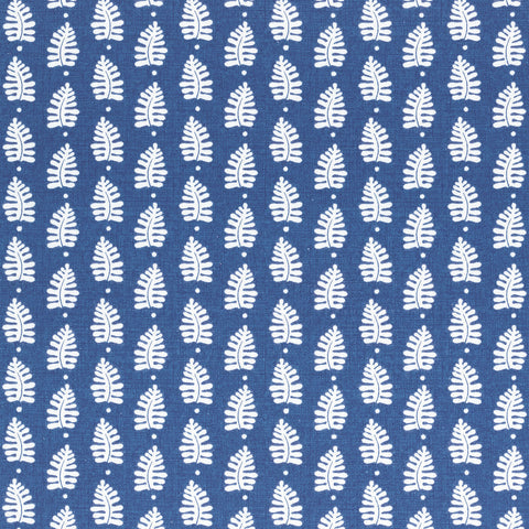 Ferndale Navy Fabric - F910651 - Thibaut Fabric