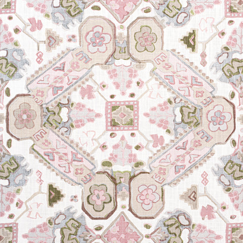 Persian Carpet Blush Fabric - F910827 - Thibaut Fabric