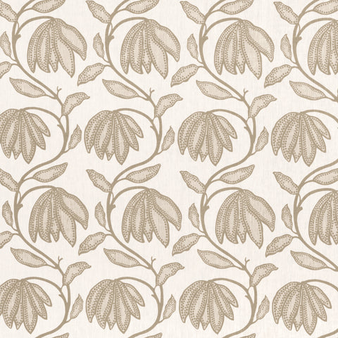 Desert Flower Birch Fabric - F912009 - Thibaut Fabric