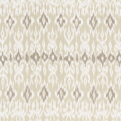 Atlas Ikat Birch Fabric - F912050 - Thibaut Fabric