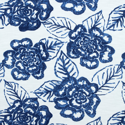 Bonita Springs Navy Fabric - F913080 - Thibaut Fabric
