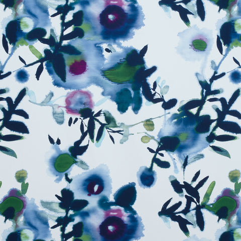 Open Spaces Blue Fabric - F913083 - Thibaut Fabric