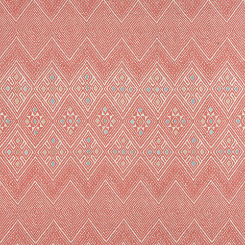 High Plains Coral Fabric - F913230 - Thibaut Fabric