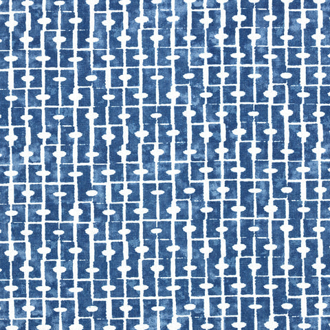 Haven Navy Fabric - F914310 - Thibaut Fabric
