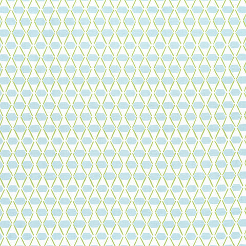 Denver Spa Blue and Green Fabric - F914328 - Thibaut Fabric