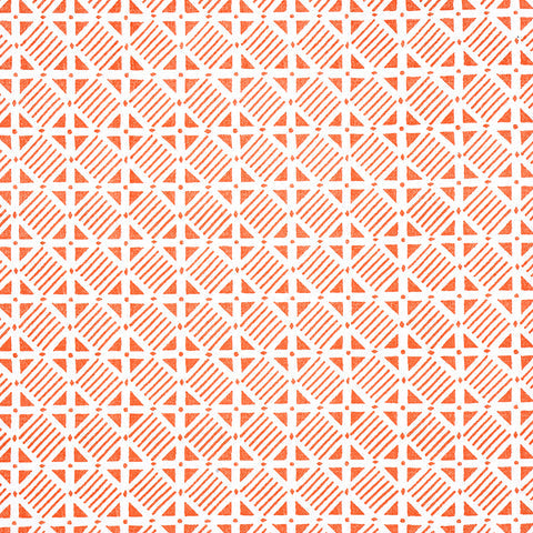 Plaza Coral Fabric - F916222 - Thibaut Fabric