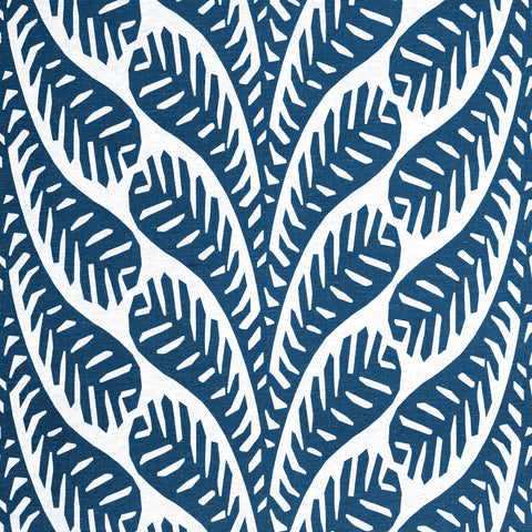 Ginger Navy Fabric - F920827 - Thibaut Fabric