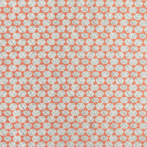 Parada Orange Fabric - F92935 - Thibaut Fabric