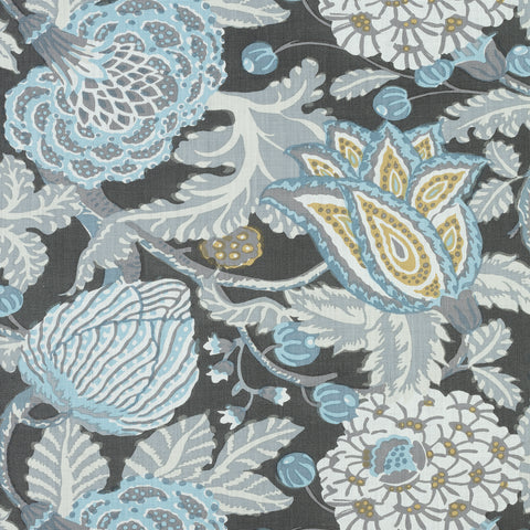 Mitford Grey Fabric - F92944 - Thibaut Fabric