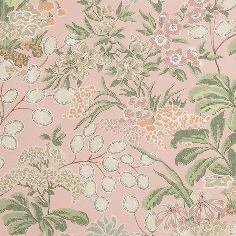 Meadow Blush Fabric - F942036 - Thibaut Fabric
