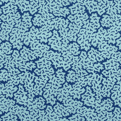 Maldives Navy Fabric - F942040 - Thibaut Fabric