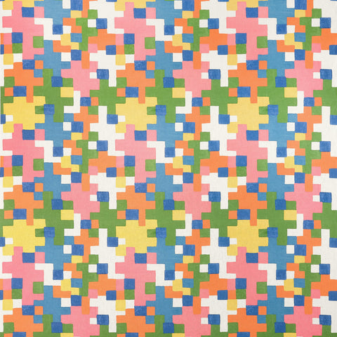 Pixel Brights Fabric - F945042 - Thibaut Fabric