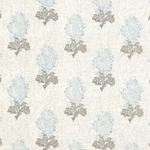 Aldith Aqua Fabric - F972607 - Thibaut Fabric