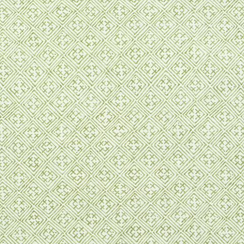 Laos Spring Green Fabric - F972615 - Thibaut Fabric