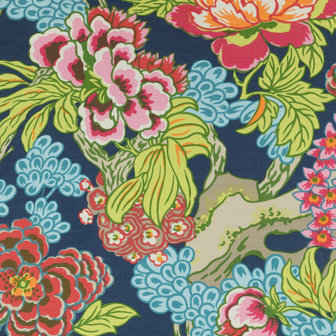 Honshu Navy Fabric - F975488 - Thibaut Fabric