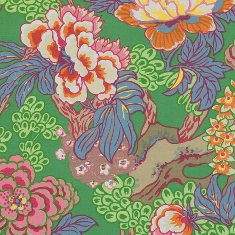 Honshu Green Fabric - F975491 - Thibaut Fabric